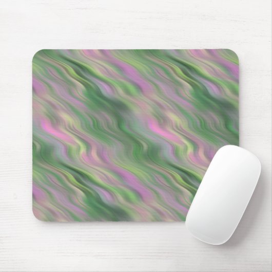 Pink Tulip Wavy Textur Mousepad (Mit Mouse)