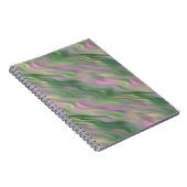 Pink Tulip Wavy Textur Notizblock (Rechte Seite)