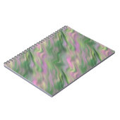 Pink Tulip Wavy Textur Notizblock (Linke Seite)