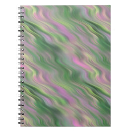 Pink Tulip Wavy Textur Notizblock