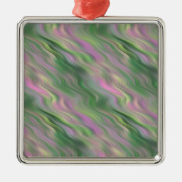 Pink Tulip Wavy Textur Ornament Aus Metall