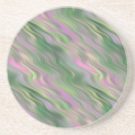 Pink Tulip Wavy Textur Untersetzer