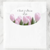 PINK TULIP WEDD UMSCHLAG AUFKLEBER STICKERS (Tasche)