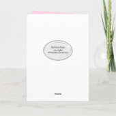 Pink Tulips 55th Anniversary Card Karte (Rückseite)