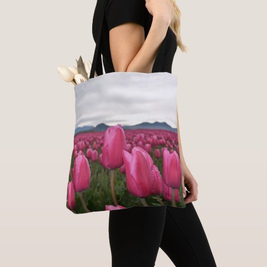 Pink Tulips Blume Tasche (Von Nahem)