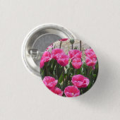 Pink Tulips Button (Vorne & Hinten)