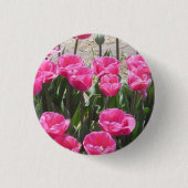 Pink Tulips Button (Vorderseite)