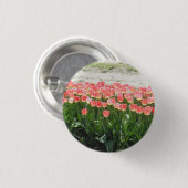 Pink Tulips Button (Vorne & Hinten)