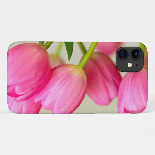 Pink Tulips Case-Mate iPhone Hülle (Rückseite (Horizontal))