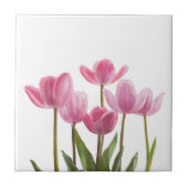 Pink Tulips Fliese (Vorderseite)