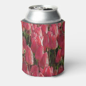Pink Tulips Floral Dosenkühler (Kanne Rückseite)