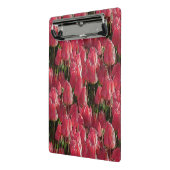 Pink Tulips Floral Mini Klemmbrett (Gewinkelt2)