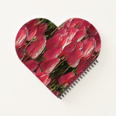 Pink Tulips Floral Notizblock (Rückseite)