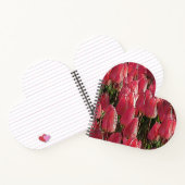 Pink Tulips Floral Notizblock (Innenseite)