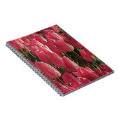 Pink Tulips Floral Notizblock (Rechte Seite)