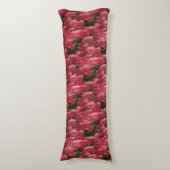 Pink Tulips Floral Seitenschläferkissen (Vorderseite Vertikal)