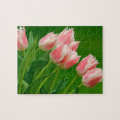 Pink Tulips Game Puzzle (Horizontal)