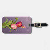 Pink Tulips Gepäckanhänger (Vorderseite horizontal)