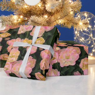Pink Tulips Geschenkpapier