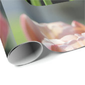 Pink Tulips Geschenkpapier (Rolleneckpunkt)