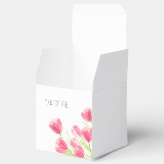 Pink Tulips Geschenkschachtel (Geöffnet)