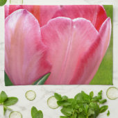 Pink Tulips Handtuch (Gefaltet)