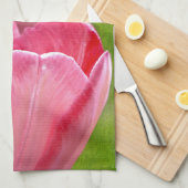 Pink Tulips Handtuch (Viertel Falte)