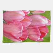 Pink Tulips Handtuch (Horizontal)