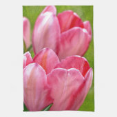 Pink Tulips Handtuch (Vertikal)
