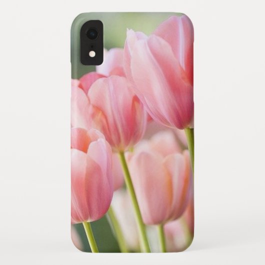 Pink Tulips Handy Case (Rückseite)