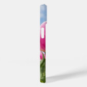 Pink Tulips iPhone Case – Floral Nature Aesthetic (Rückseite / Rechts)
