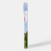 Pink Tulips iPhone Case – Floral Nature Aesthetic (Rückseite / Links)