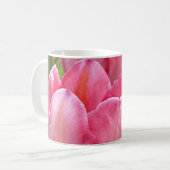 Pink Tulips Kaffeetasse (Vorderseite Links)