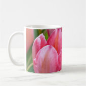 Pink Tulips Kaffeetasse (Links)