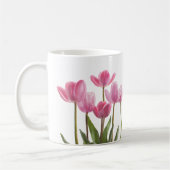 Pink Tulips Kaffeetasse (Links)