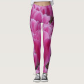 Pink Tulips Leggings (Vorderseite)