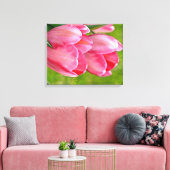 Pink Tulips Leinwanddruck (Insitu (Wohnzimmer))