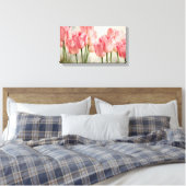 Pink Tulips Leinwanddruck (Insitu (Schlafzimmer))