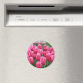 Pink Tulips Magnet (In Situ (Geschirrspüler))