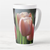 Pink Tulips Milchtasse (Rechte Ecke)