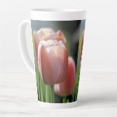 Pink Tulips Milchtasse (Linke Ecke)