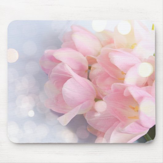 Pink Tulips Mouse Pad Mousepad (Vorne)