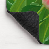 Pink Tulips Mouse Pad Mousepad (Ecke)