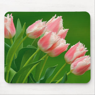 Pink Tulips Mouse Pad Mousepad