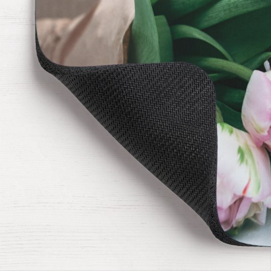 Pink Tulips Mousepad (Ecke)