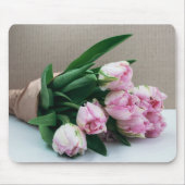 Pink Tulips Mousepad (Vorne)