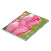 Pink Tulips Notizblock (Rotiert)