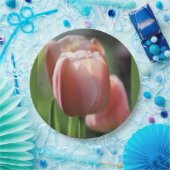 Pink Tulips Pappteller (Party)