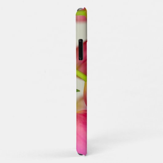 Pink Tulips Personalize Case-Mate iPhone Hülle (Hinten/Rechts)