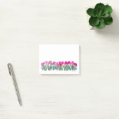Pink Tulips Post-it Klebezettel (Büro)